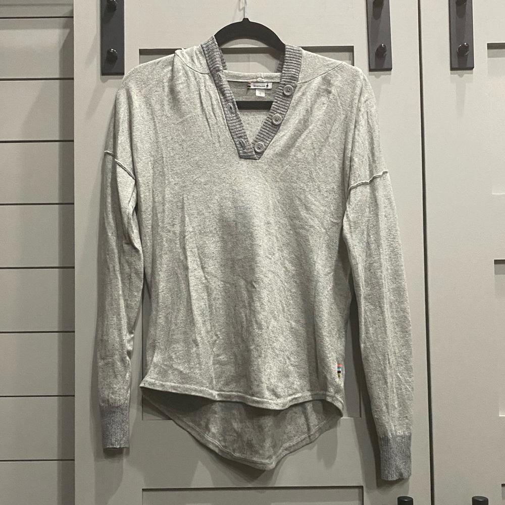 Smart Wool Henley Hoodie